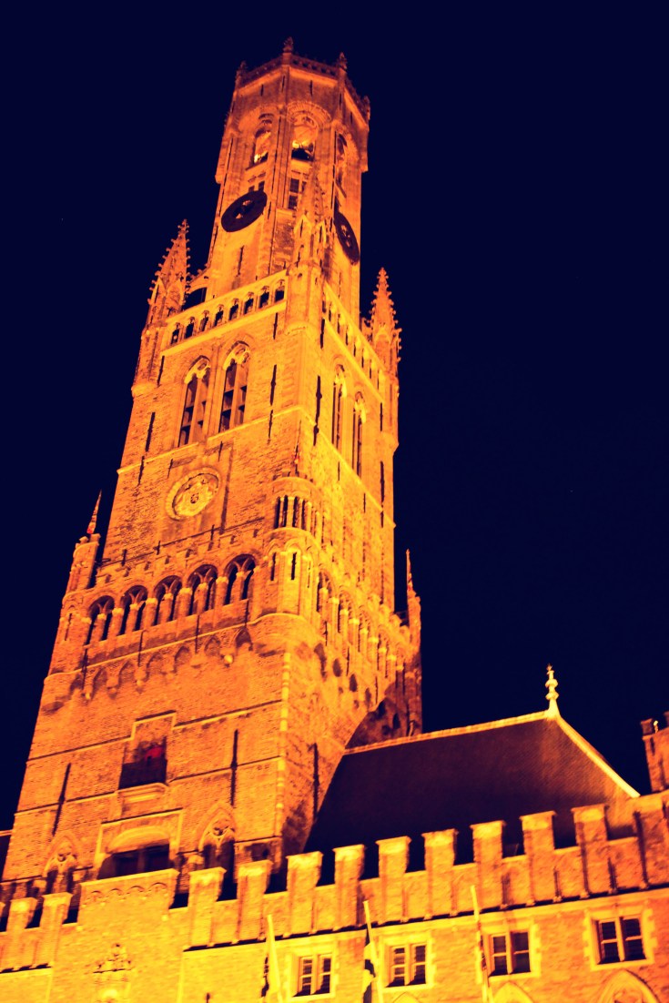 Belfry Tower at night 