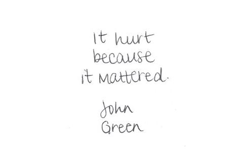 It Hurts Because It&nbsp;Matters