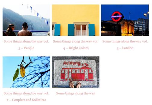 some things along the way